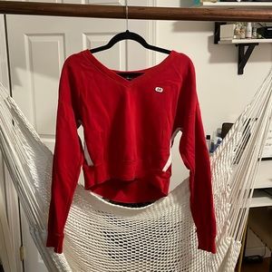 Red Abercrombie sweater